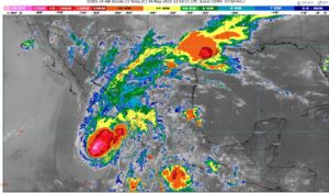 Tormenta Alvin comienza a sentirse en Sinaloa