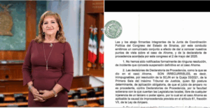 Gerardo Vargas no regresa a la Alcaldía de Ahome: Diputada Maria Teresa Guerra Ochoa